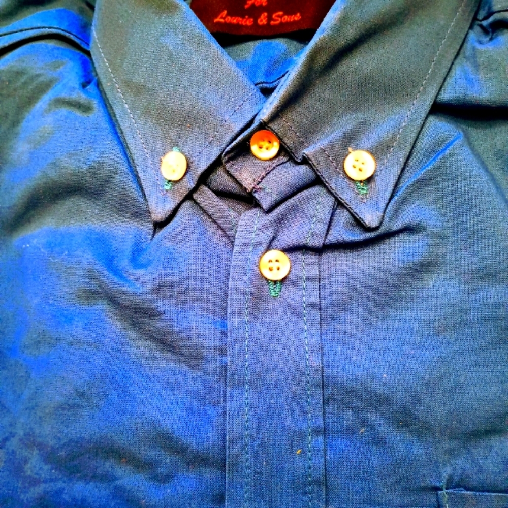 Men's Long Sleeve Royal Blue LS Sbirt